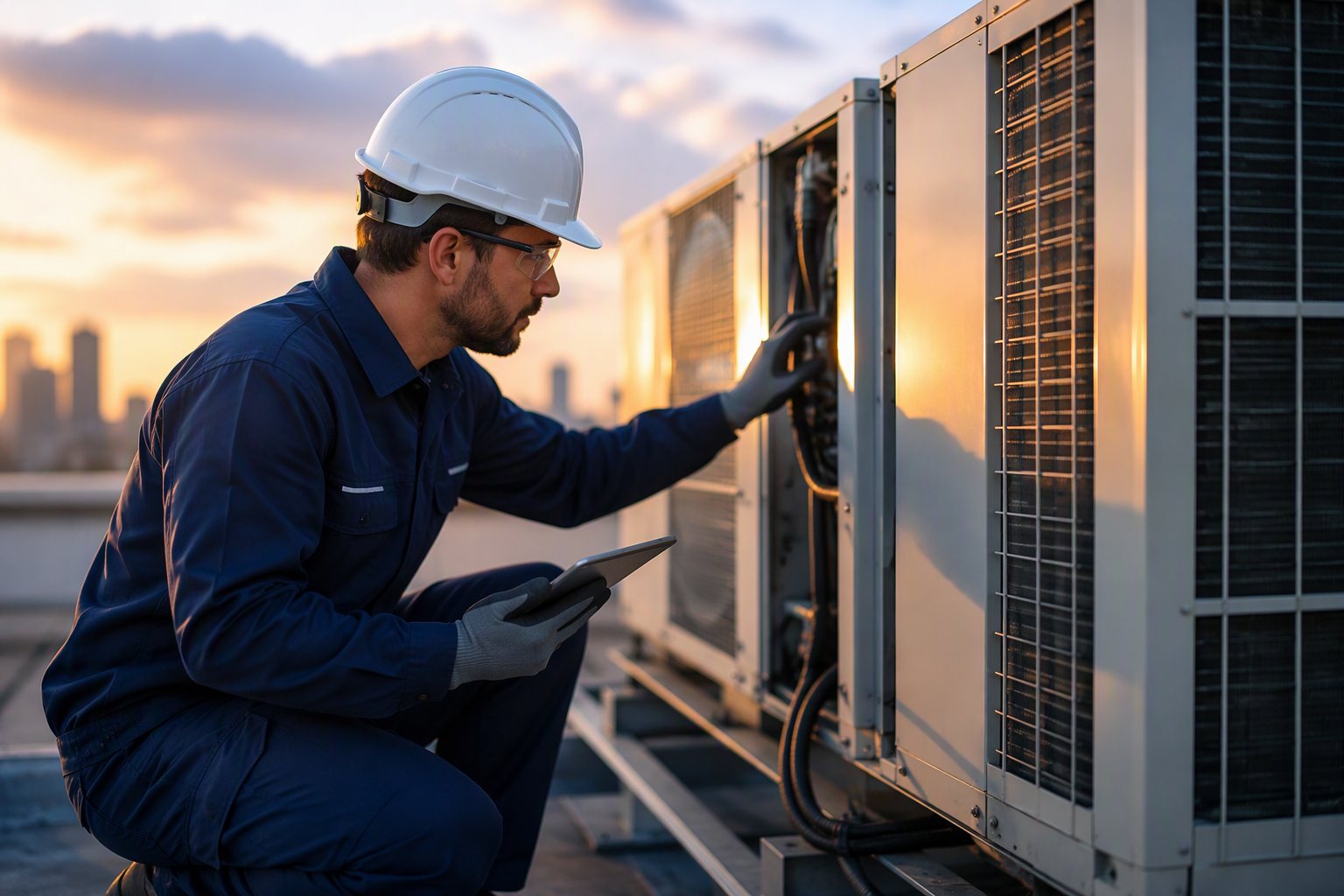 Certified Kayan technician performing maintenance